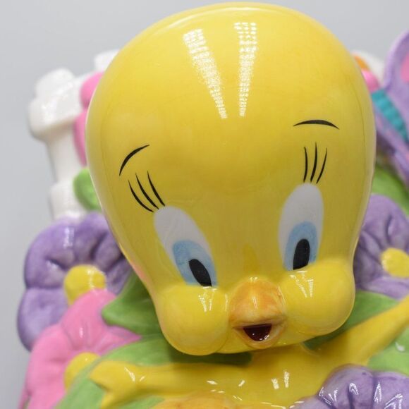 Vintage Gibson Overseas Looney Tunes WB Sunshine Tweety Cookie Jar - Picture 2 of 10